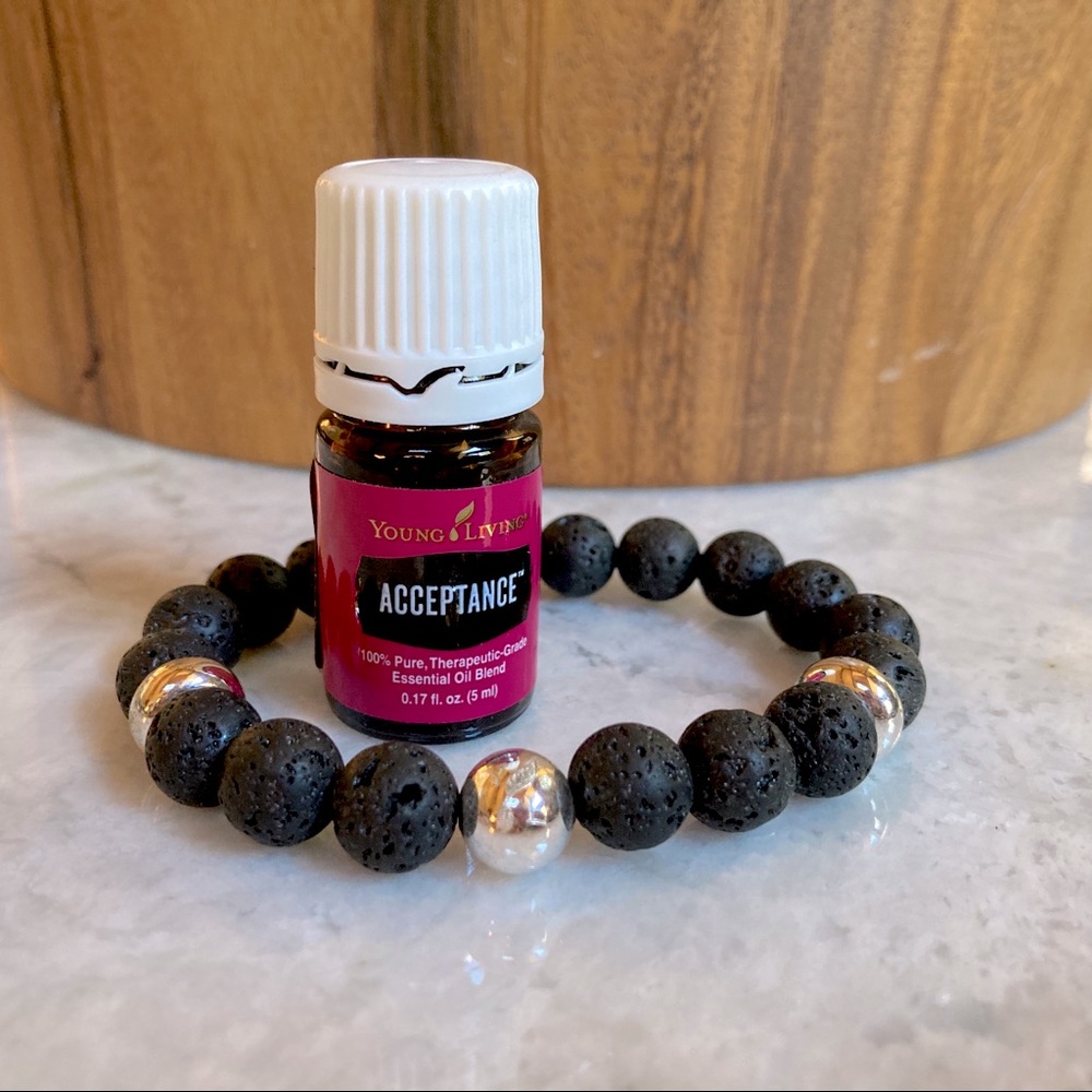 Young Living Acceptance 5ml w/ Lava Bead Diffuser Bracelet